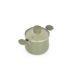 Casseruola alta 13 cm Mini Fantasy con coperchio verde
