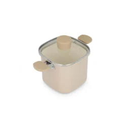 Casseruola alta 13x13 cm Mini Fantasy con coperchio beige