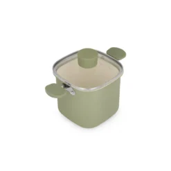 Casseruola alta 13x13 cm Mini Fantasy con coperchio verde
