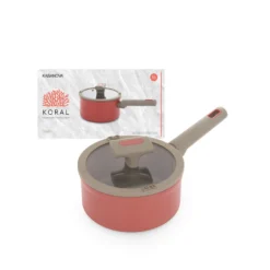 Casseruola 16 cm antiaderente ceramico Koral con coperchio