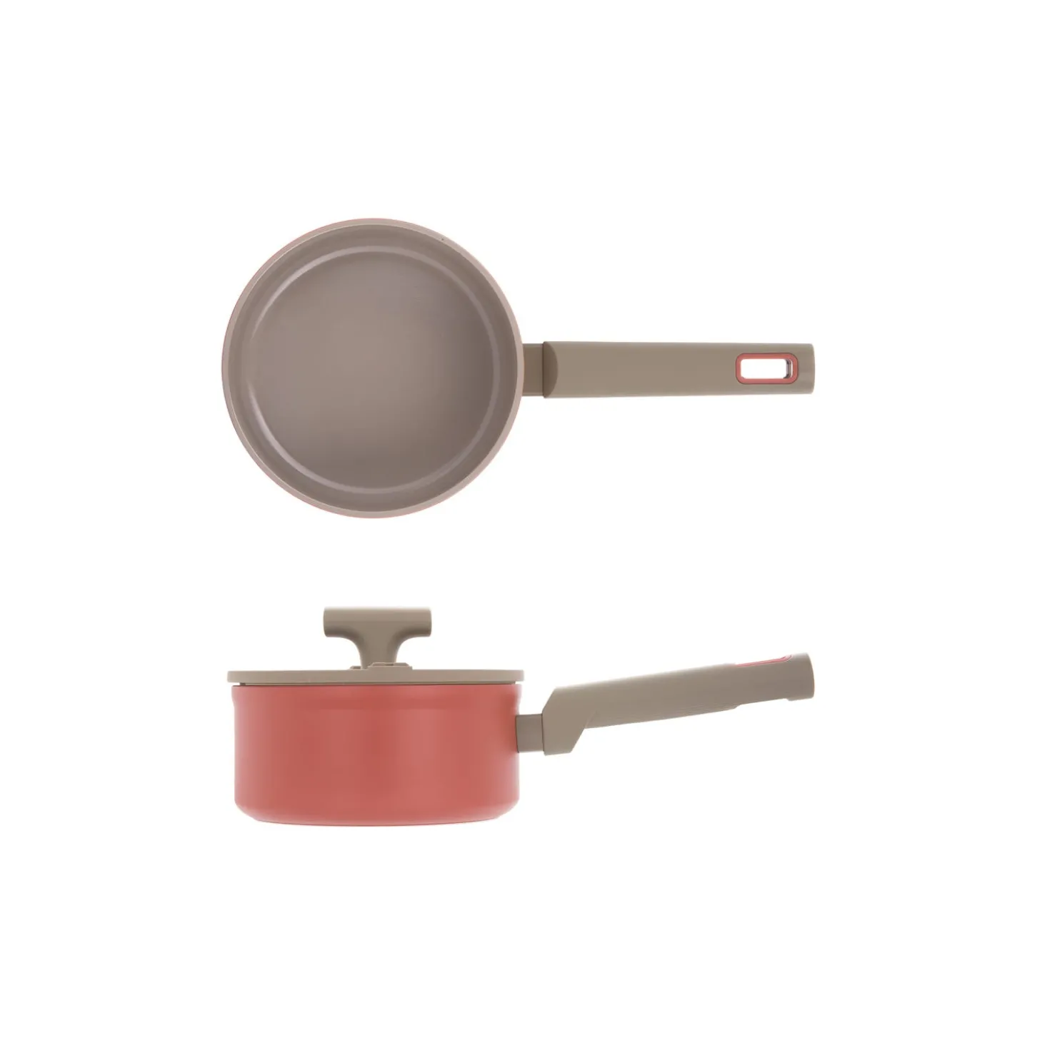 Casseruola 16 cm antiaderente ceramico Koral con coperchio
