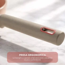 Casseruola 18 cm antiaderente ceramico Koral con coperchio