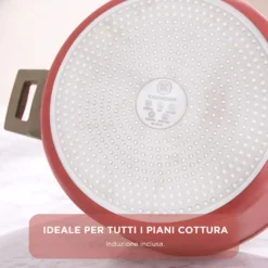 Casseruola 28 cm antiaderente ceramico Koral con coperchio