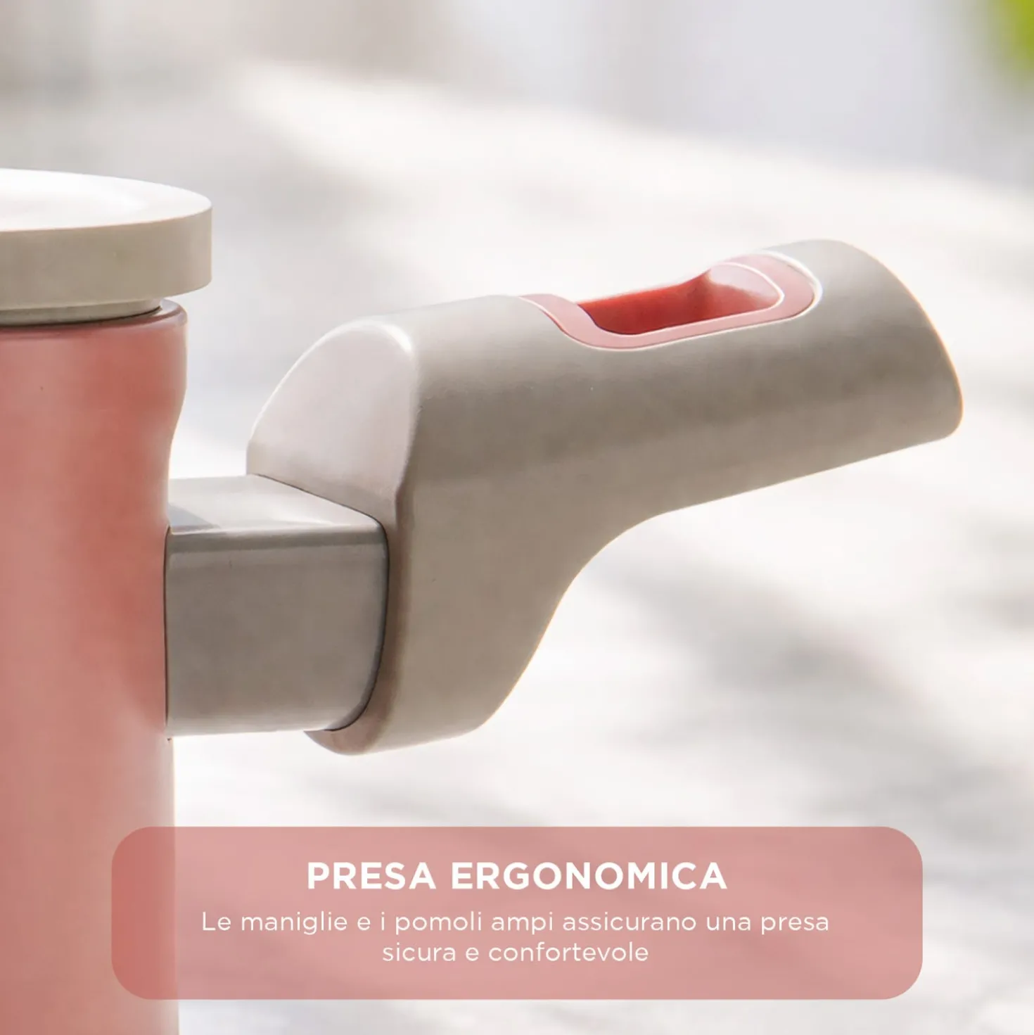 Casseruola 28 cm antiaderente ceramico Koral con coperchio