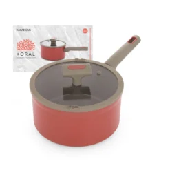 Casseruola 20 cm antiaderente ceramico Koral con coperchio