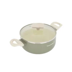 Casseruola 22 cm avocado Cooking Therapy con coperchio