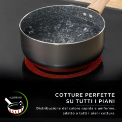 Casseruola 18 cm Black Stone