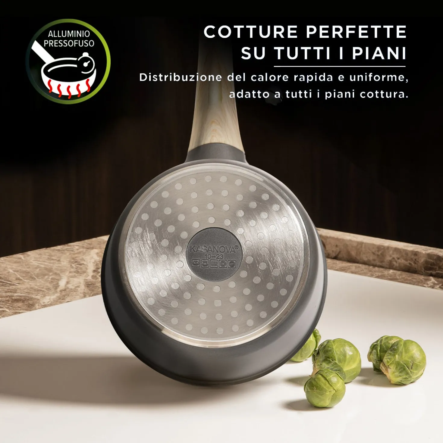Casseruola 16 cm con coperchio Evolution