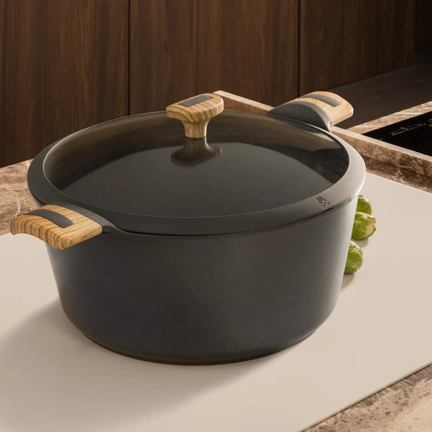 Casseruola 32 cm con coperchio Evolution