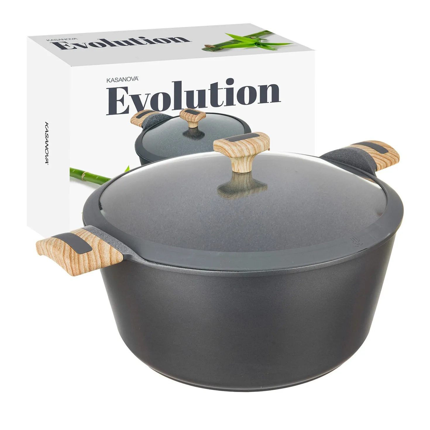Casseruola 32 cm con coperchio Evolution