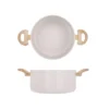 Casseruola 24 cm Dolomitika manici effetto legno
