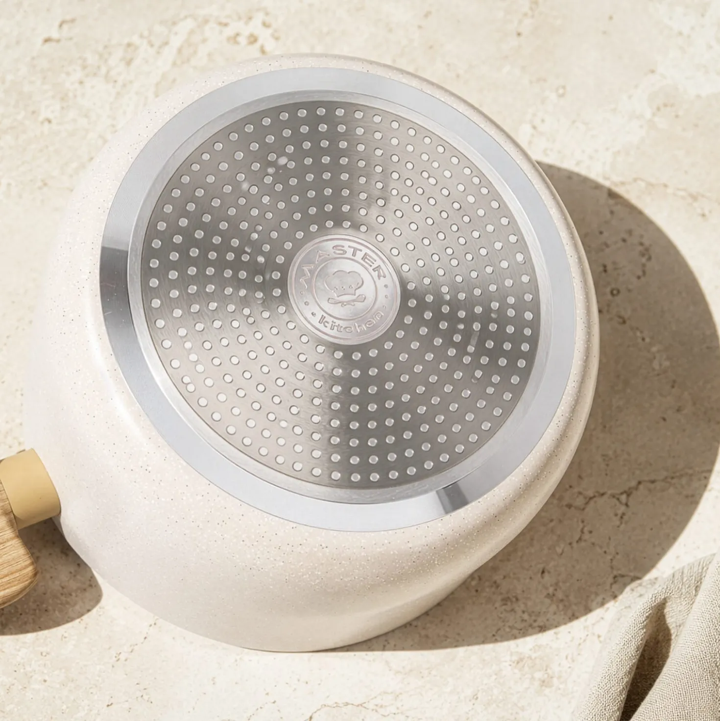 Casseruola 24 cm Dolomitika manici effetto legno