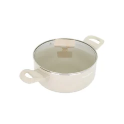 Casseruola 22 cm sabbia Cooking Therapy con coperchio