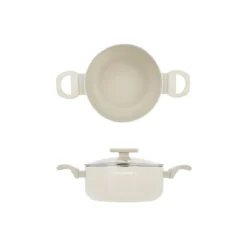 Casseruola 18 cm sabbia Cooking Therapy con coperchio