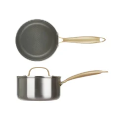 Casseruola 18 cm triplo strato Tri Ply - Gold con coperchio