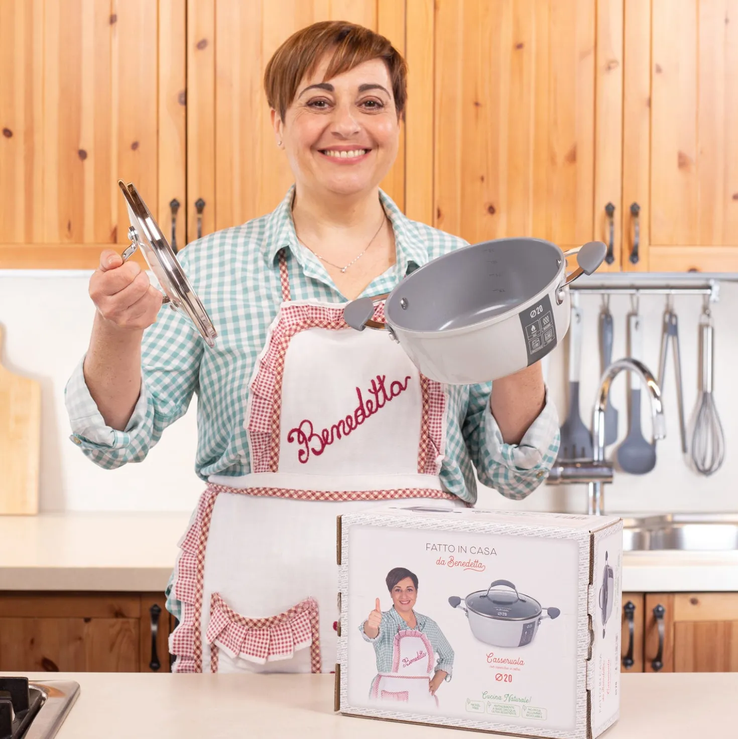 Casseruola induzione 20 cm con coperchio Fatto in casa da Benedetta