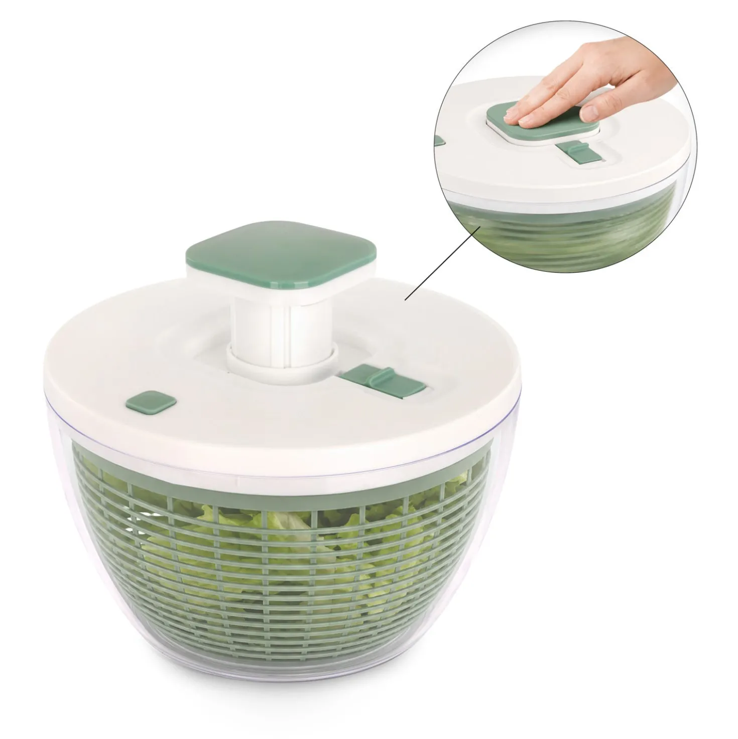 Centrifuga insalata 4,5 L con pulsante