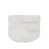 Cestino cucina 18 cm bianco in cotone Slub