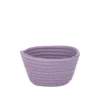 Cestino portaoggetti bagno 14x8,5 cm lilla in polipropilene