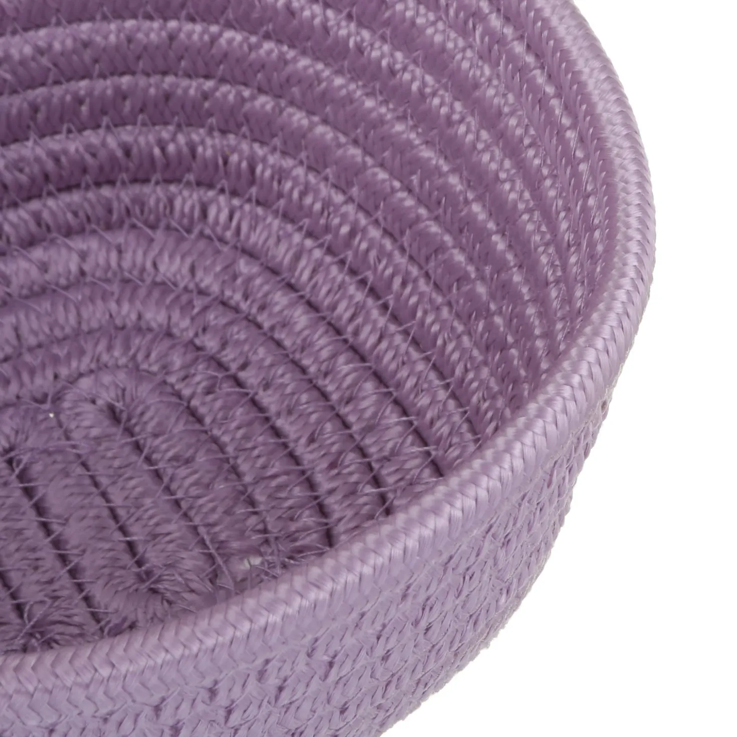Cestino portaoggetti bagno 14x8,5 cm lilla in polipropilene