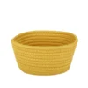 Cestino portaoggetti bagno 18x10 cm senape in polipropilene