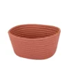 Cestino portaoggetti bagno 21x18x10 cm mattone in polipropilene