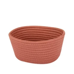 Cestino portaoggetti bagno 21x18x10 cm mattone in polipropilene
