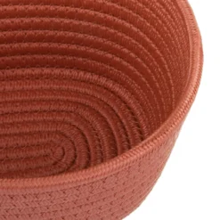 Cestino portaoggetti bagno 21x18x10 cm mattone in polipropilene