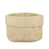 Cesto pane natalizio beige Shiny in cotone