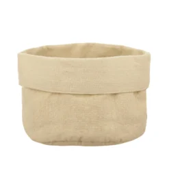 Cesto pane natalizio beige Shiny in cotone