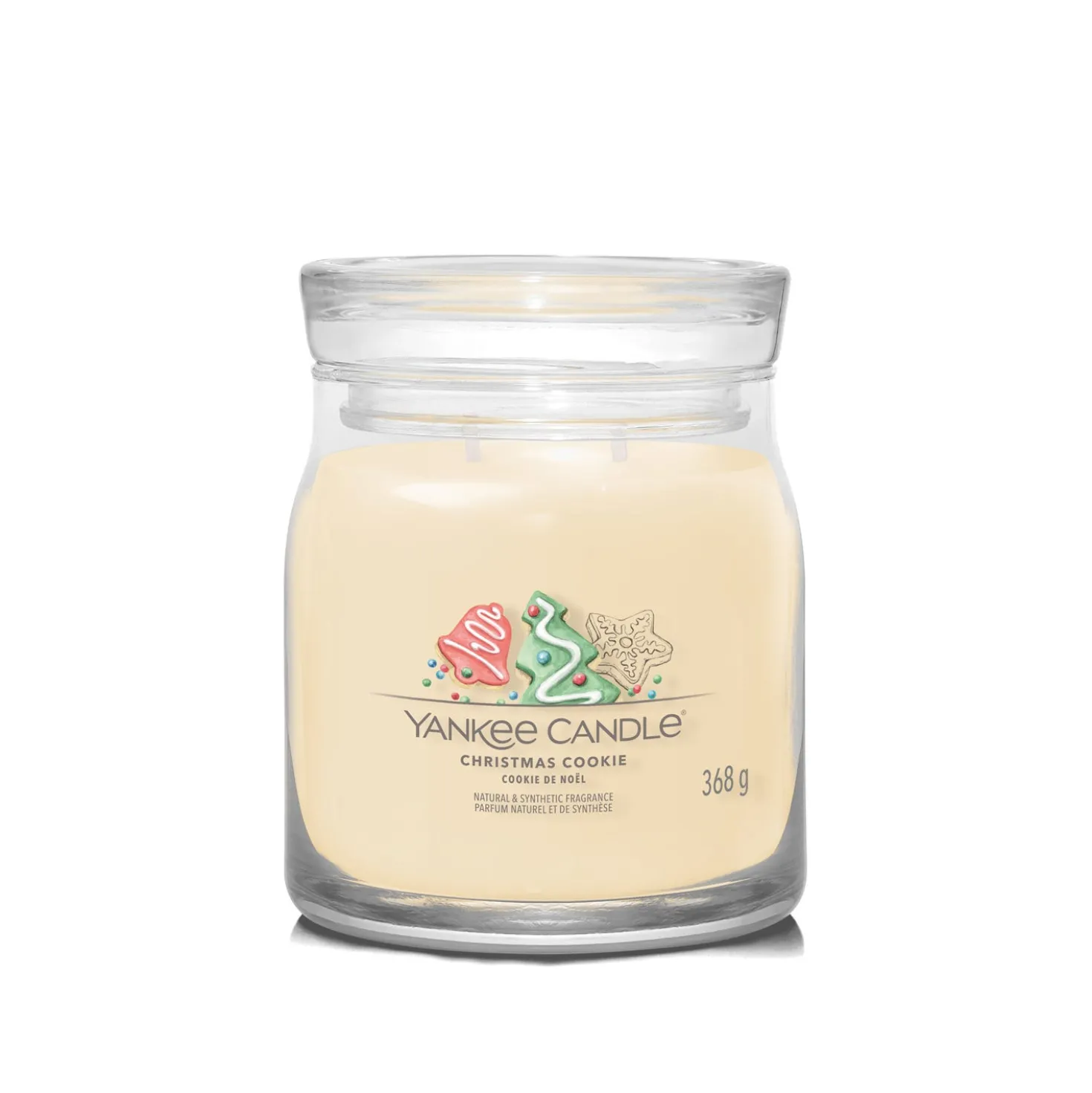 Christmas Cookie candela in giara media Yankee Candle