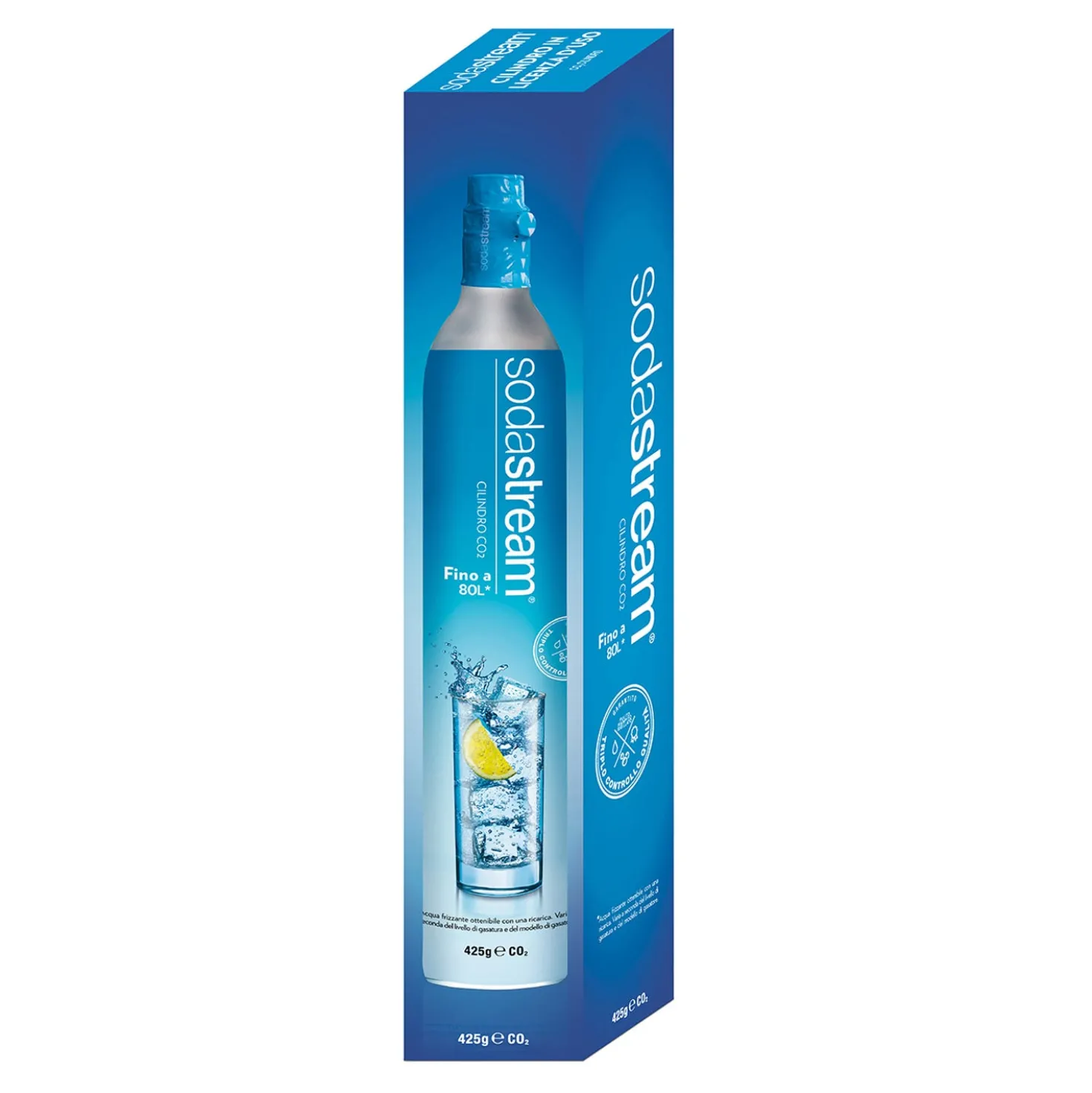 Cilindro Sodastream per ricarica CO2 da 80 litri