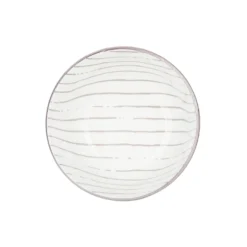 Ciotola bianco righe grigio porcellana Mix e Match