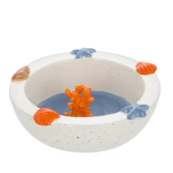 Ciotola 20 cm corallo in ceramica