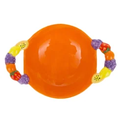 Ciotola 20,8 cm gialla con manici Florafruit ceramica