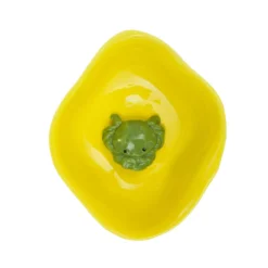 Ciotola 18 cm granchio giallo ceramica