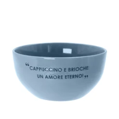 Ciotola 14 cm scritta Quotes blu chiaro