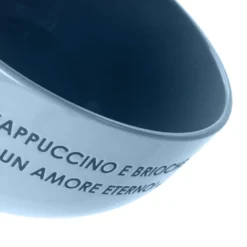 Ciotola 14 cm scritta Quotes blu chiaro