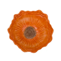 Ciotola fiore arancione 15,5 cm terracotta Florafruit