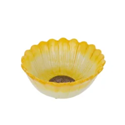 Ciotola fiore giallo 15,5 cm terracotta Florafruit