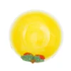 Ciotola fragole 14 cm righe arancioni Florafruit ceramica