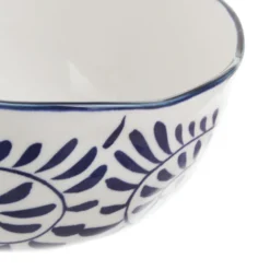 Ciotola in ceramica decori blu orientali 15,3x7,2cm Sushiko