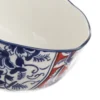 Ciotola in ceramica decori blu rossi orientali 15,3x7,2cm Sushiko