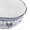 Ciotola in ceramica fiori blu orientali 15,3x7,2cm Sushiko