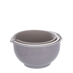 Ciotole impilabili taupe e bianco