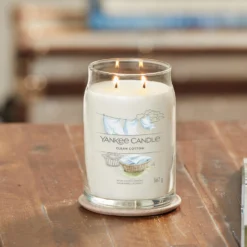 Clean Cotton, candela in giara grande Yankee Candle