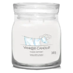 Clean Cotton, candela in giara media Yankee Candle