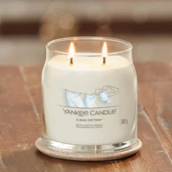 Clean Cotton, candela in giara media Yankee Candle