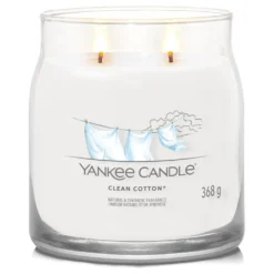 Clean Cotton, candela in giara media Yankee Candle