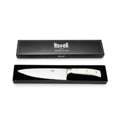 Coltello chef 20 cm Mepra manico bianco